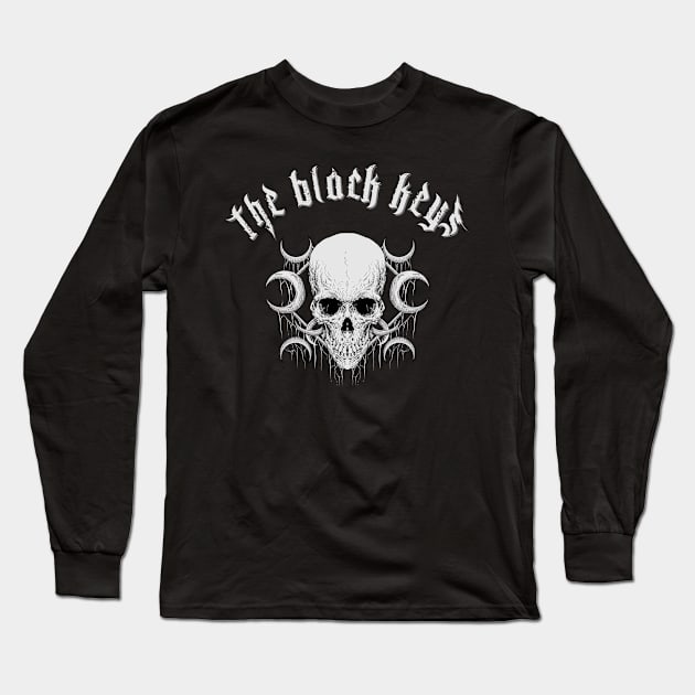 the black keys the darkness Long Sleeve T-Shirt by ramon parada